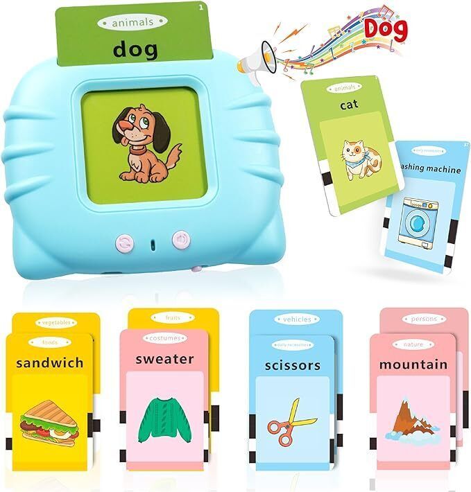 Toy Educational Learning Talking Flash Cards for 2 Year Old Kids Montessori Toys-image-17