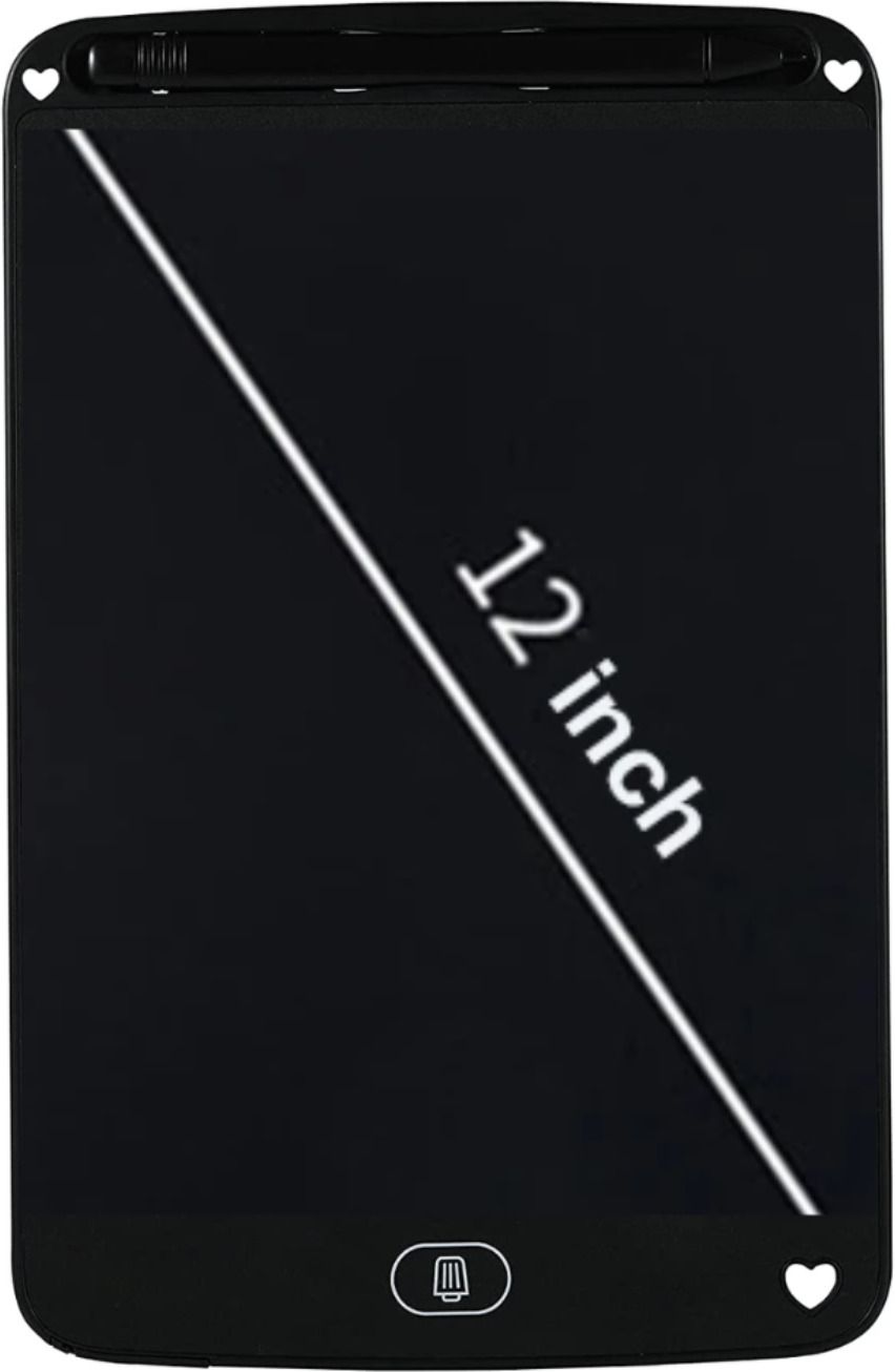 12 Inch Lcd Writing Pad for Kids, Reusable and Erasable Big Size Writing Tablet