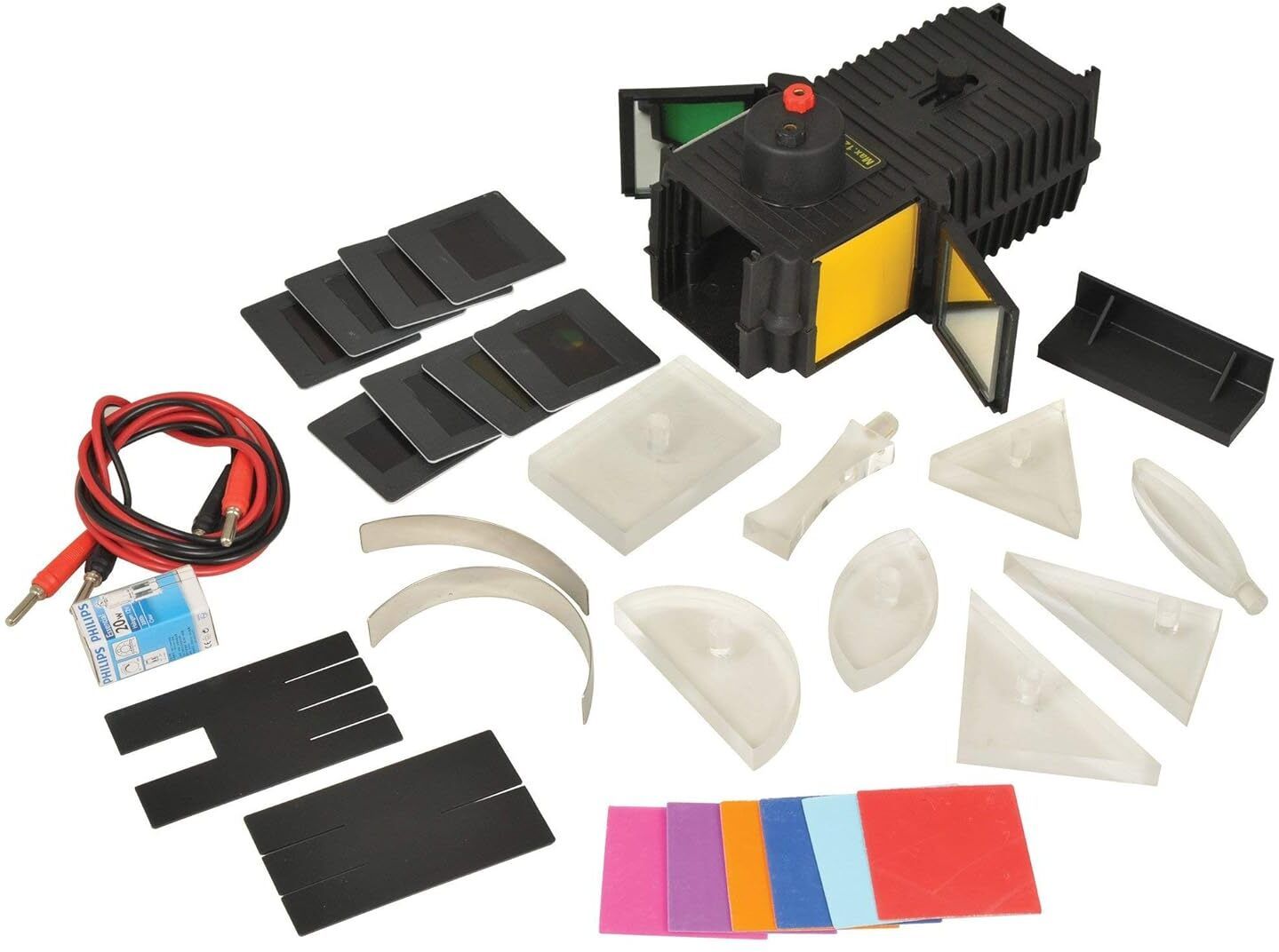 blscope Labs Light Box - 27 Piece Optical Kit, Covering 18 Topics in Optics with Full-picture-15