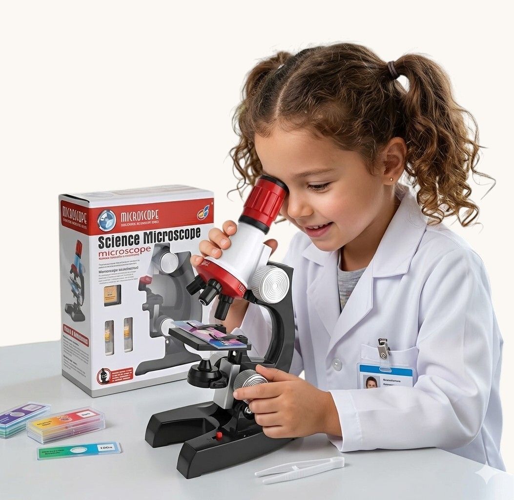 maa momai toys Junior Scientist Microscope Toy Learning Set-picture-19