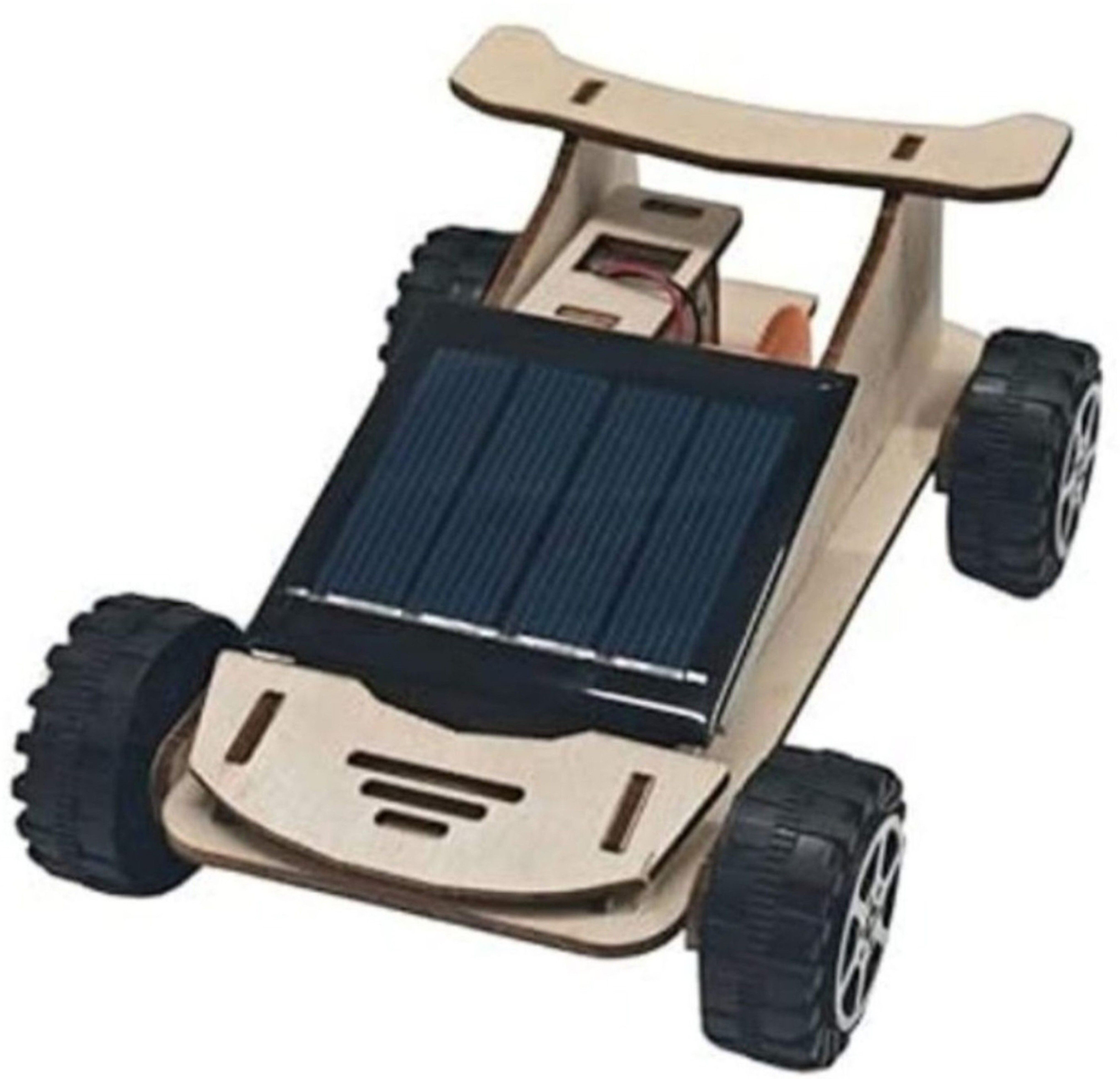 erhindia DIY Working Model Kit Solar Panel DC Motor Toy Car Science Project for Children-picture-18