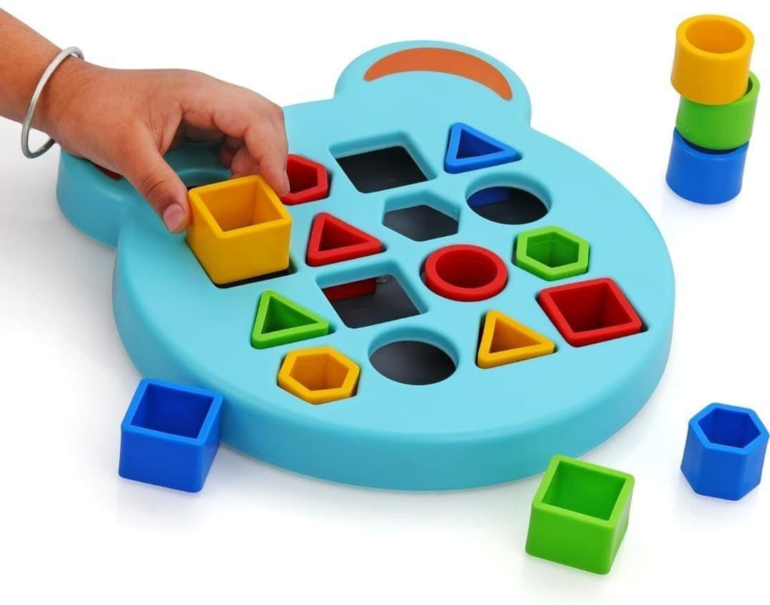 Color & Shape Matching Fun Puzzle Educational Logical Sorting Game for Kids