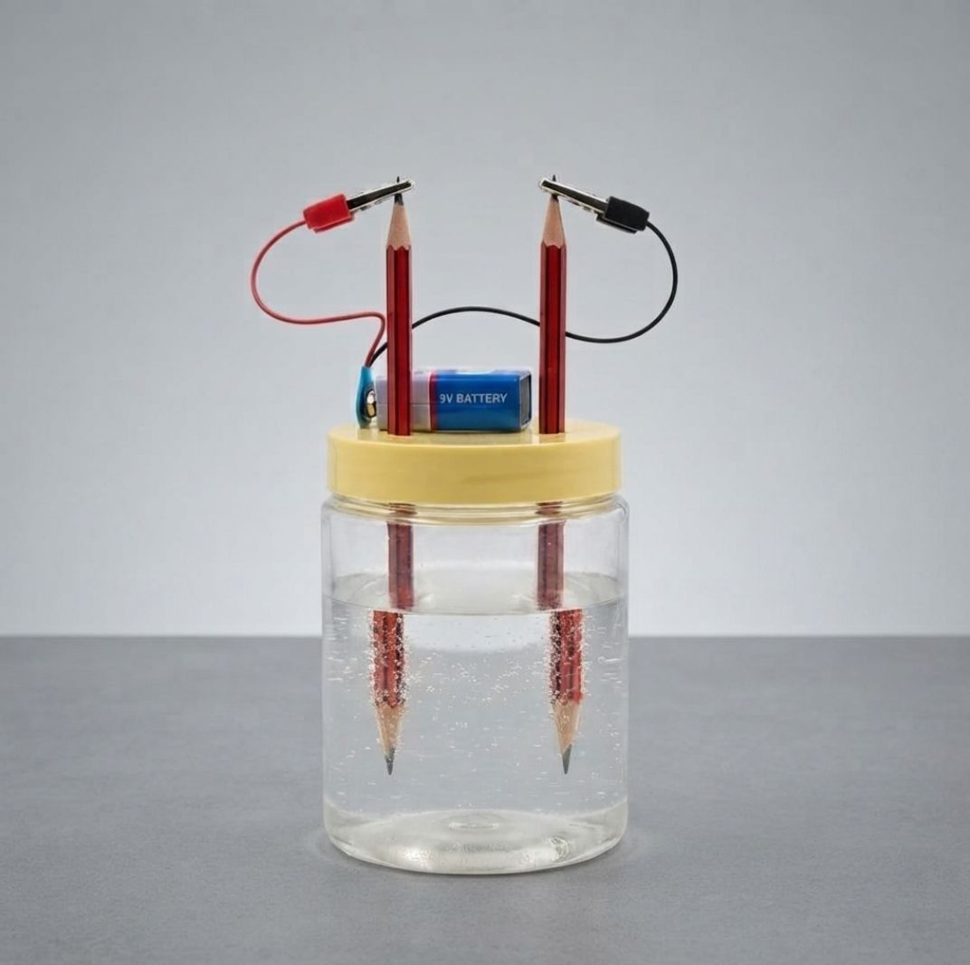 erhindia Water Electrolysis Working Model Educational DIY Science Project Kit for School-picture-27
