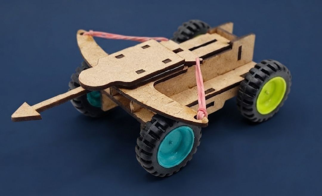 erhindia DIY STEM Arrow Catapult Launcher Science Experiment Kit Siege Machine Model-picture-39