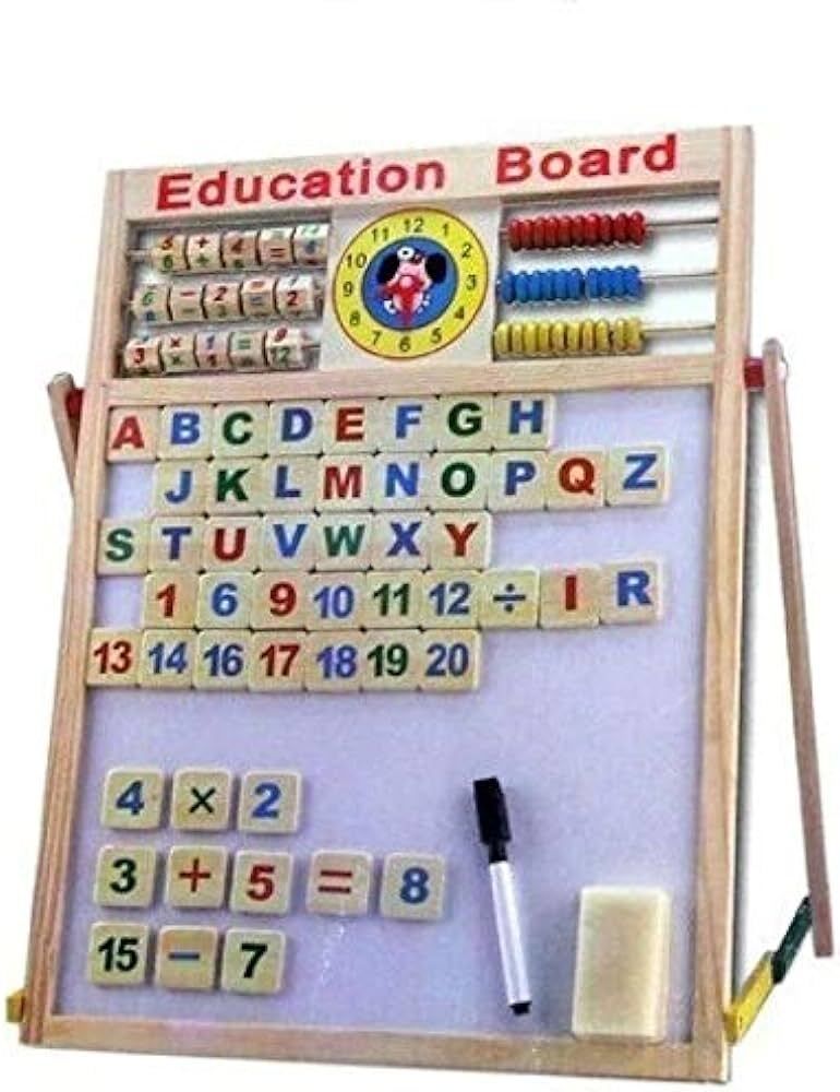Multipurpose Magnetic Writing Board with White and Black Board-image-6