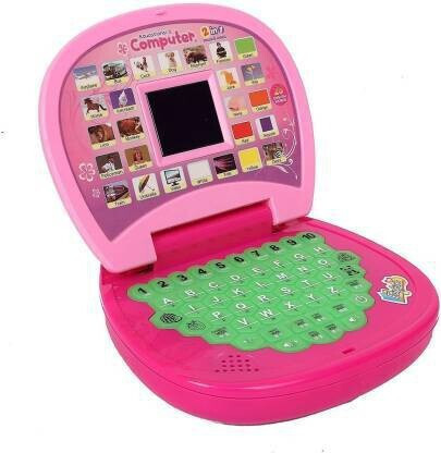 jr club Educational Toy Learning Computer-Laptop with LED Display Music for 3+ Kids image 1
