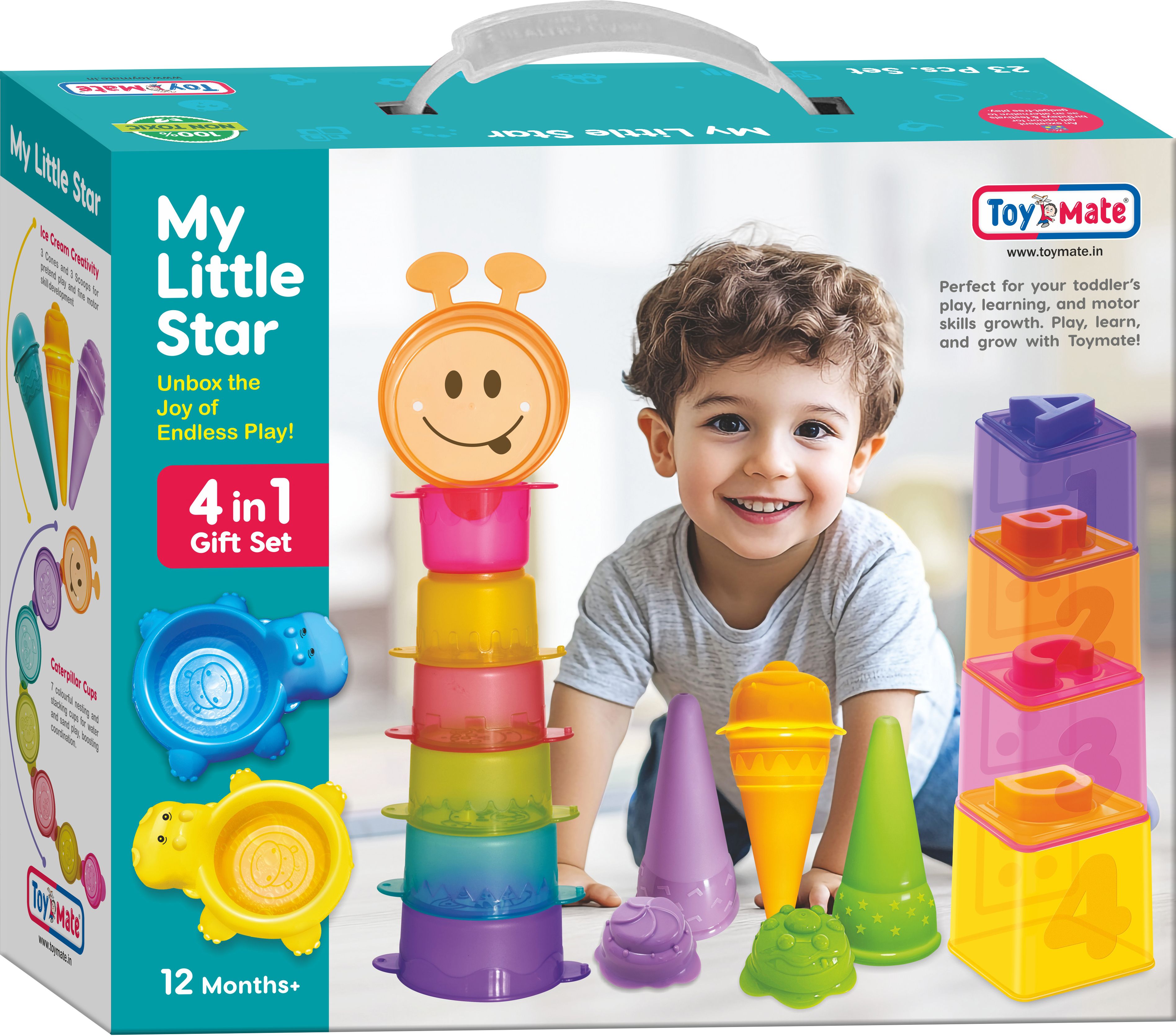 toymate My Little Star 4 in 1 Gift Set with Bath, Stacking & Sorting Toys – 12M+-picture-32