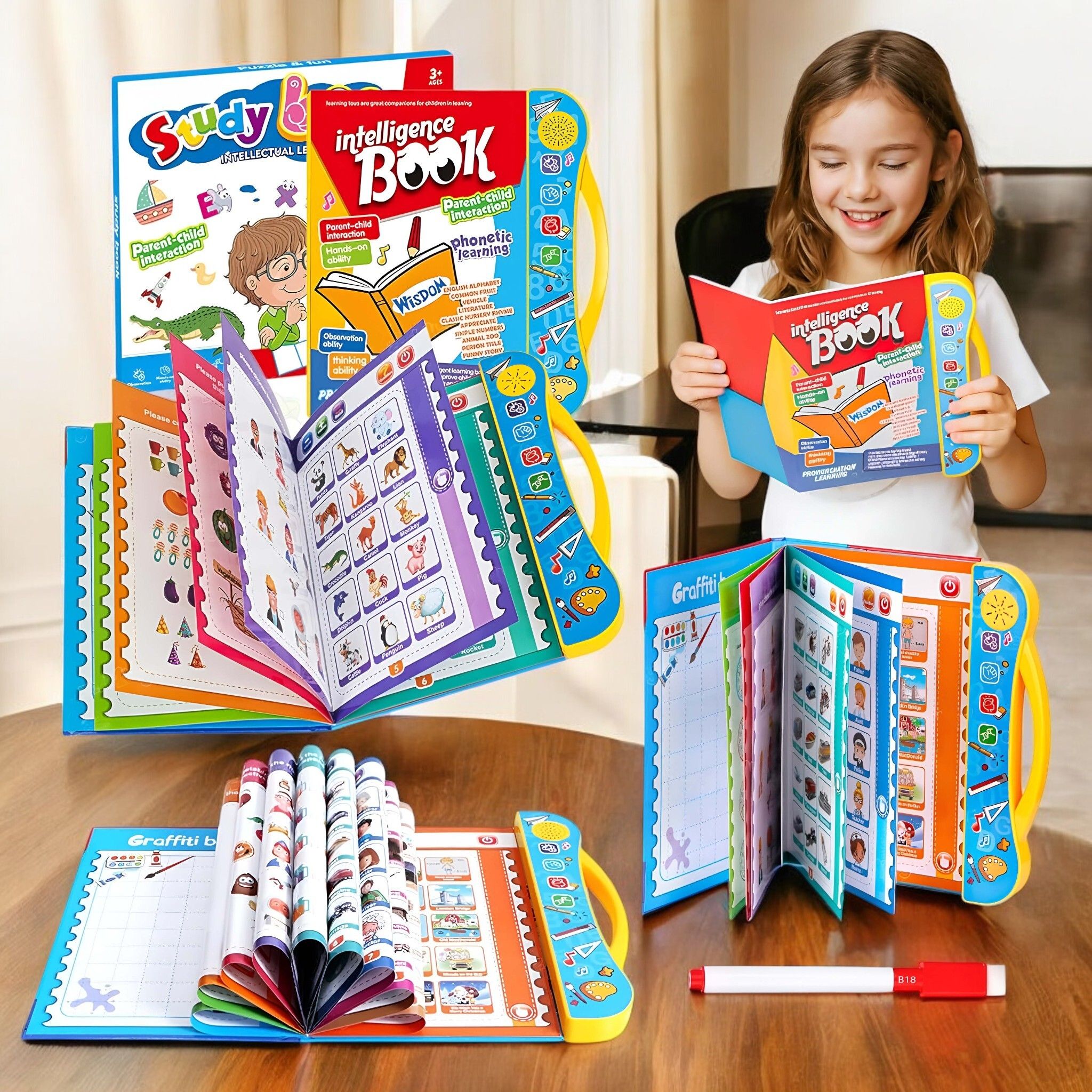 just97 Intelligence Book for Kids–Touch & English Letters & Words Learning toys B_64-picture-17