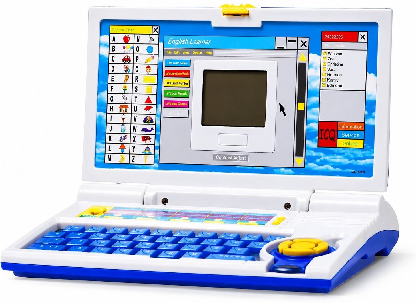 satyamwyn Educational Computer Learning Kids Laptop with LED Display and Music-picture-25