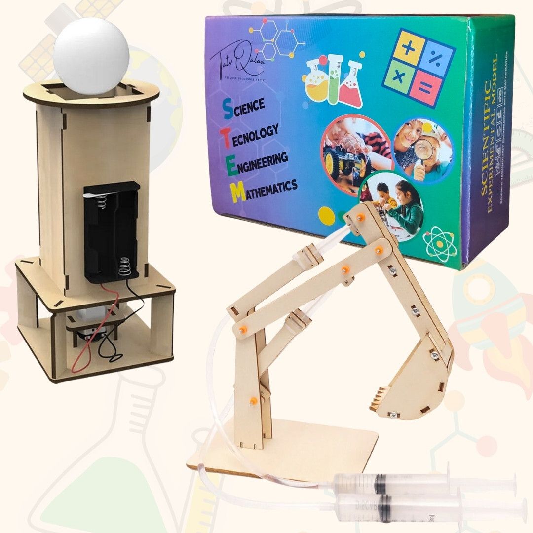 tatv qalaa 2 in 1 STEM Projects Educational Learning Toys for Kids- (Working Model)-picture-28