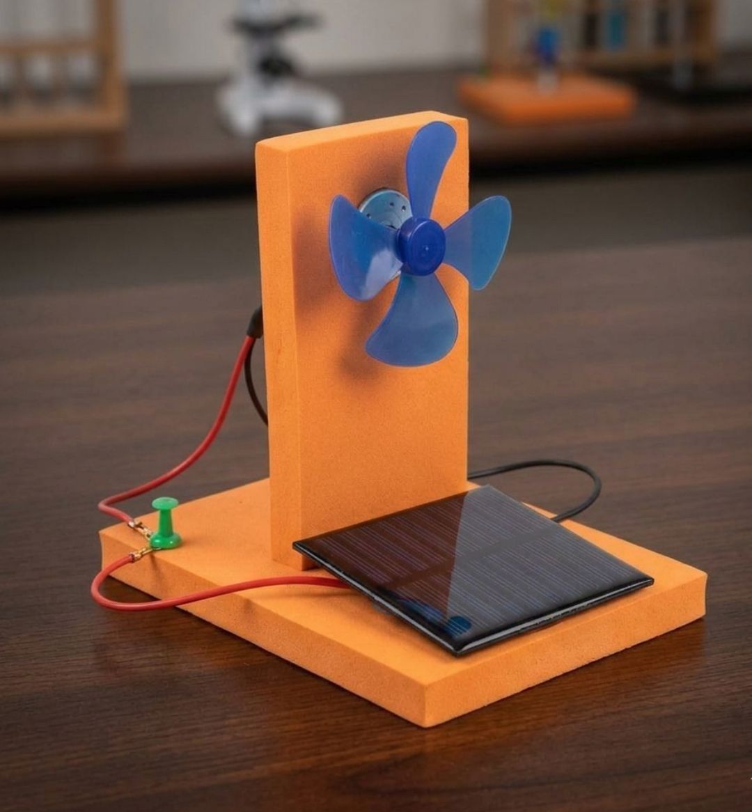 erhindia STEM Educational DIY Windmill Solar Panel Working Model Science Project Kit-picture-5