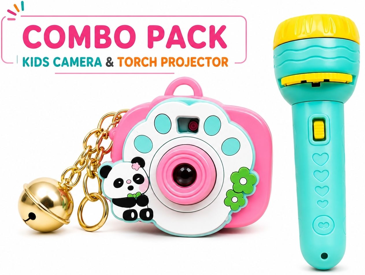 md toys online Combo Pack: 1 Kids Camera Keychain + 1 Torch Projector-picture-6