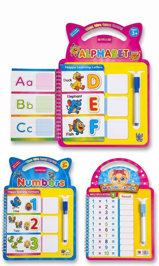 redhourse Alphabet, Numbers & Multiplication Practice Book for Kids(pack of 3)-picture-36