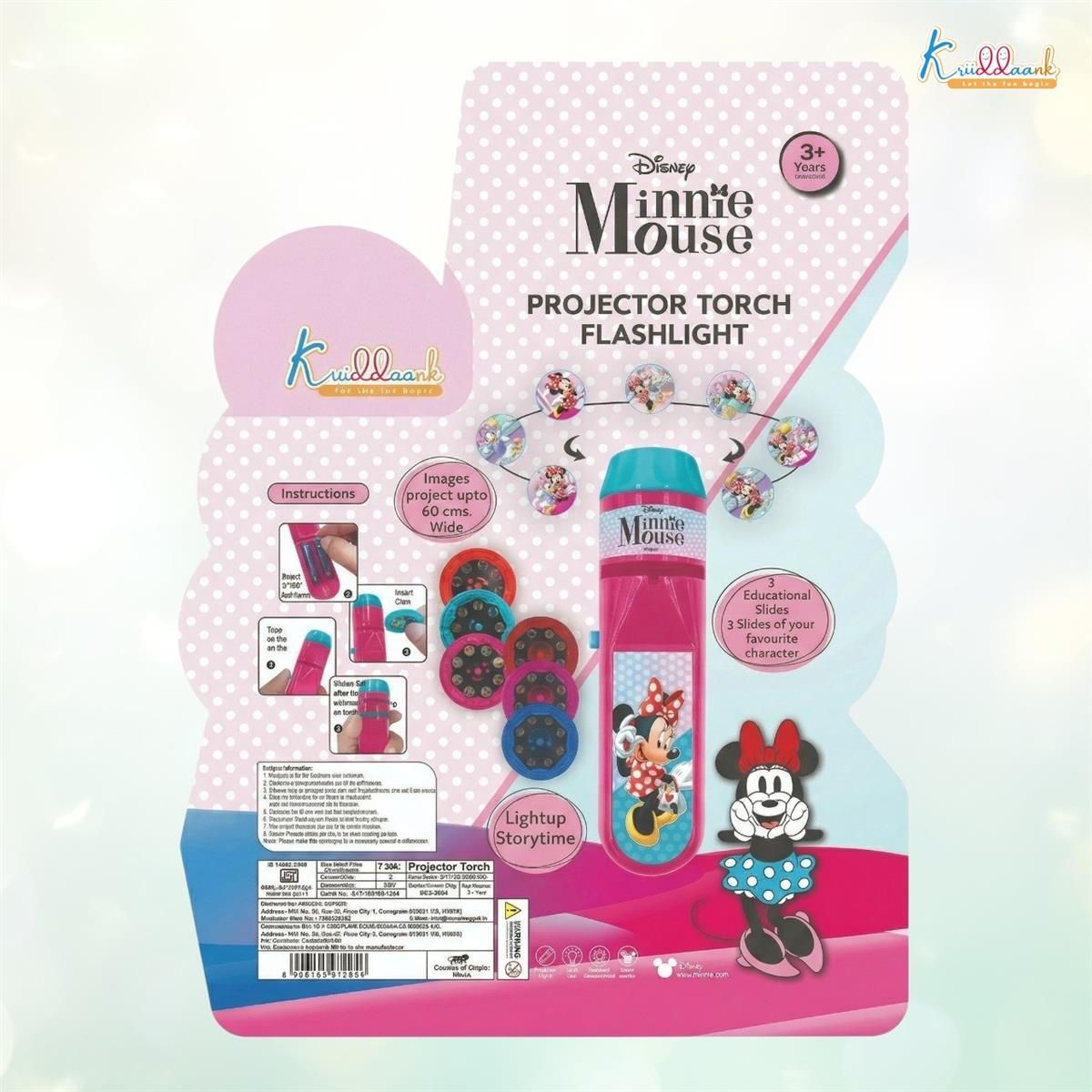 Minnie Mouse Projector Torch Flashlight for Kids-image-43