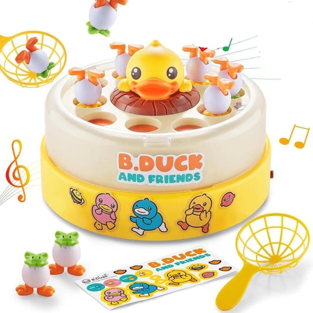 muren Bounce Spin Little Yellow Catching Ducks, Improves & Fine Motor Skills Music Toy-picture-16