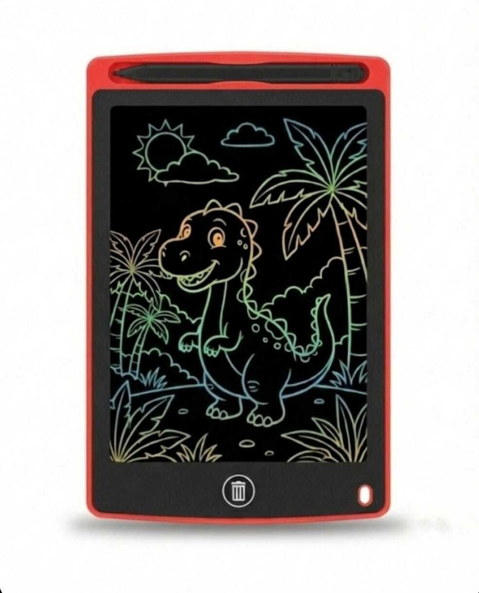 Pad for Kids, Digital Drawing Board, Erasable E-Note Pad, (Red)-image-11