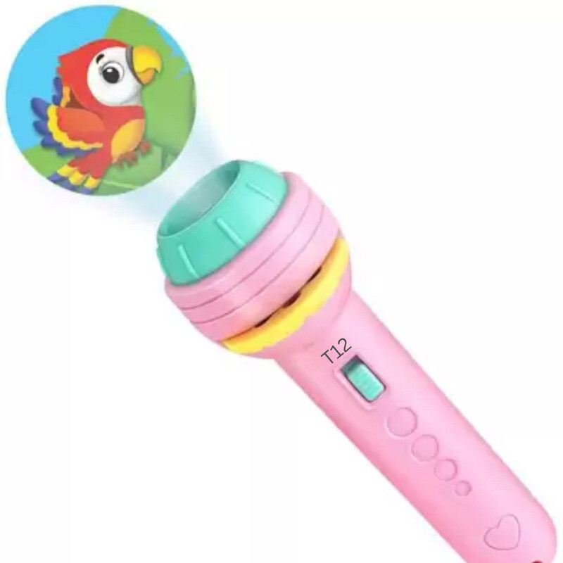 toyachi Mini Projector Torch with 3 Slides 24 Patterns Toy for kids 21 image 1