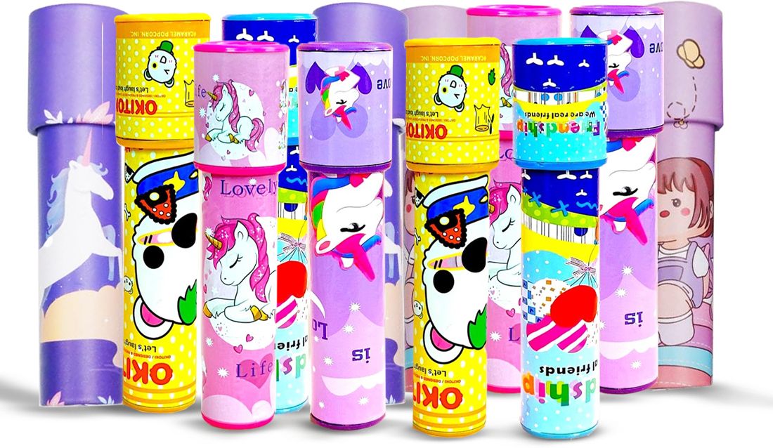 Kaleidoscopes Birthday Return Gifts Patterns Visual Learning Pack 12, Assorted