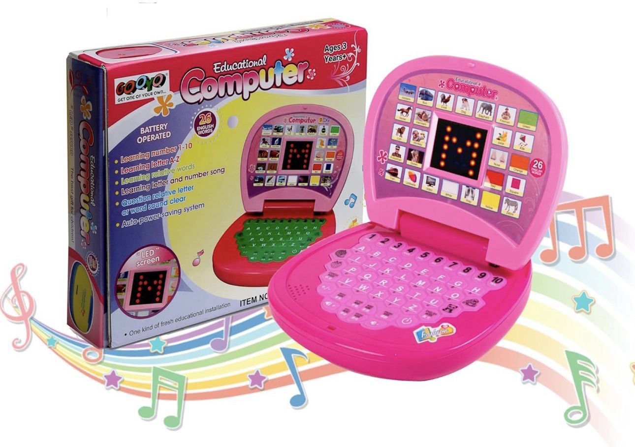 jayaansh traders Learning Laptop Toy With Led Display And Musical Effect Play & Learn With Fun-picture-10