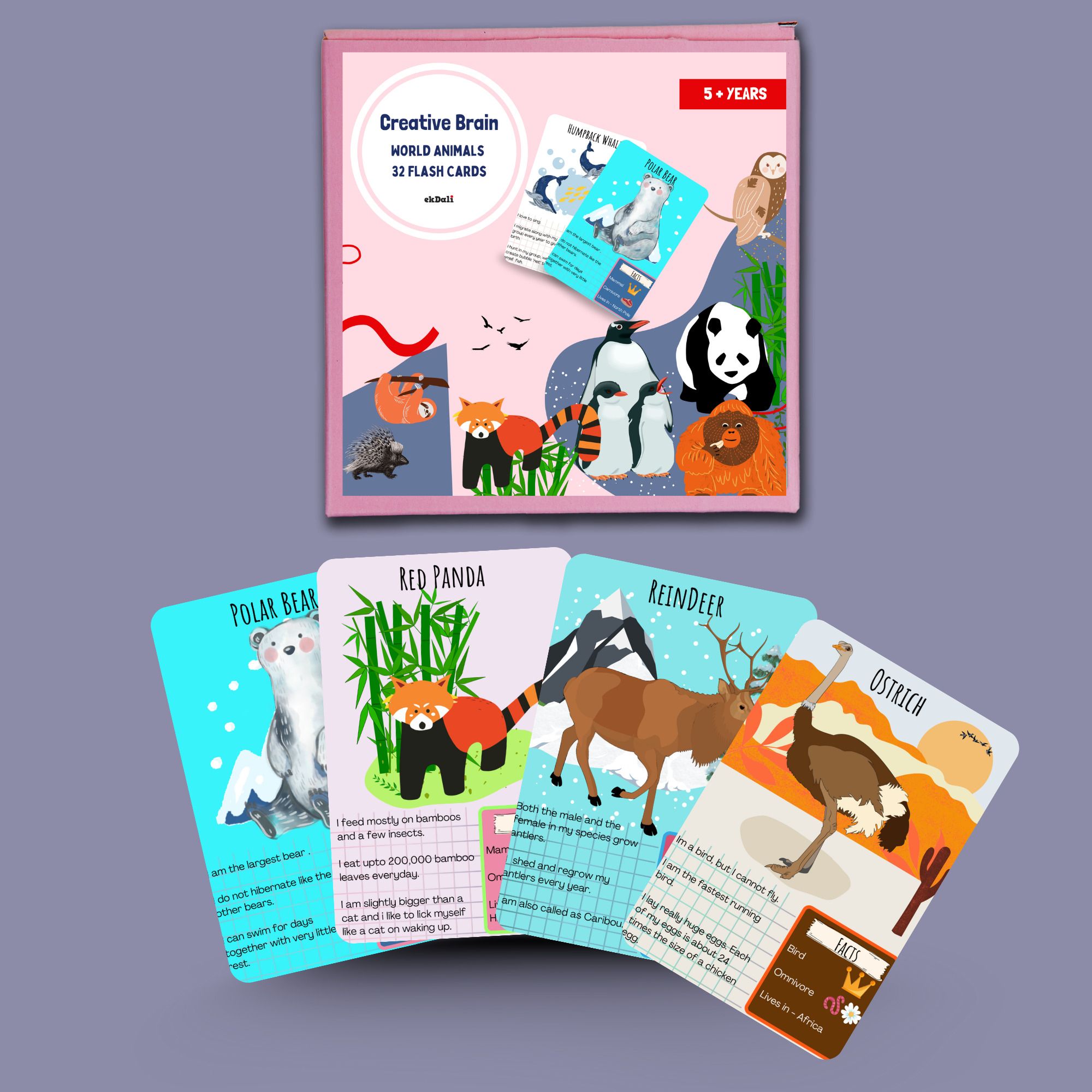 ekdali Zoo Adventure Animal Flashcards: Perfect for Preschoolers-picture-2