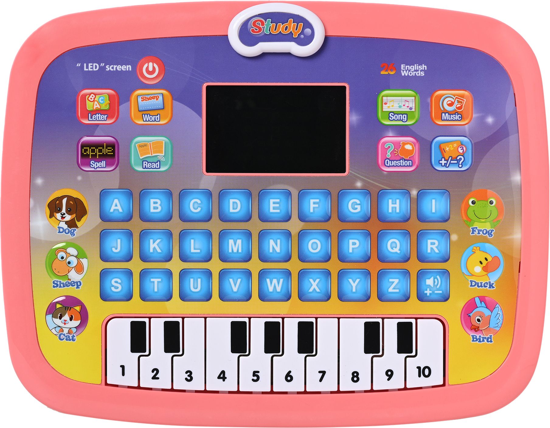 Plastic Kids Laptop with Sound Toys for Kids,Multi Color,3 to 8 Year,Pack of 1-image-14
