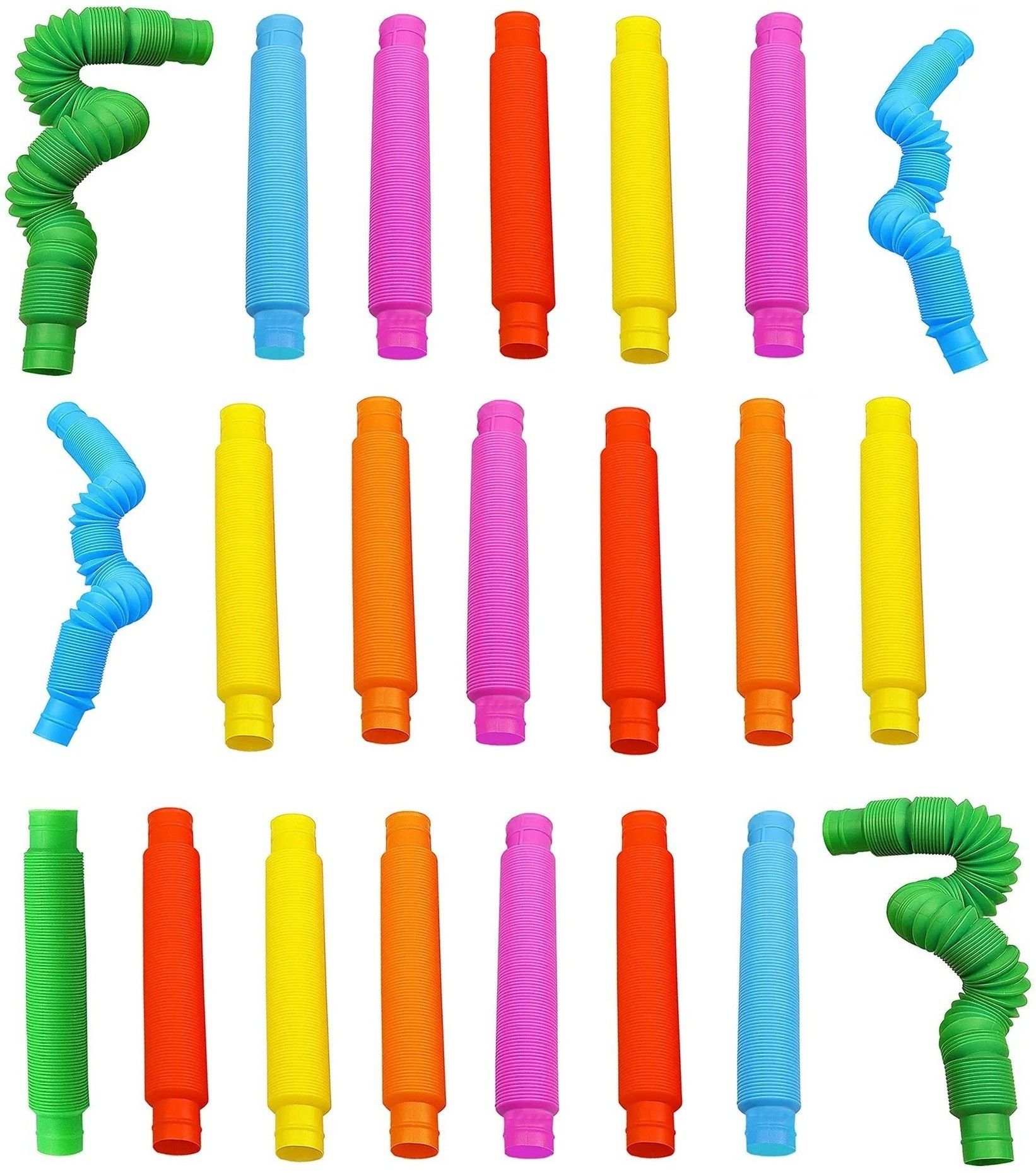 Pop Tube Fidget Learning Stress Anxiety Relief Sensory Bendable Stimming Toy-image-39