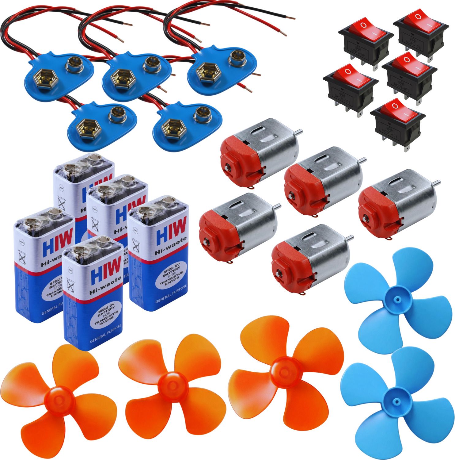 My First Science Kit: Mini DC Motor Fan - Safe & Easy Electronics for Kids-image-6