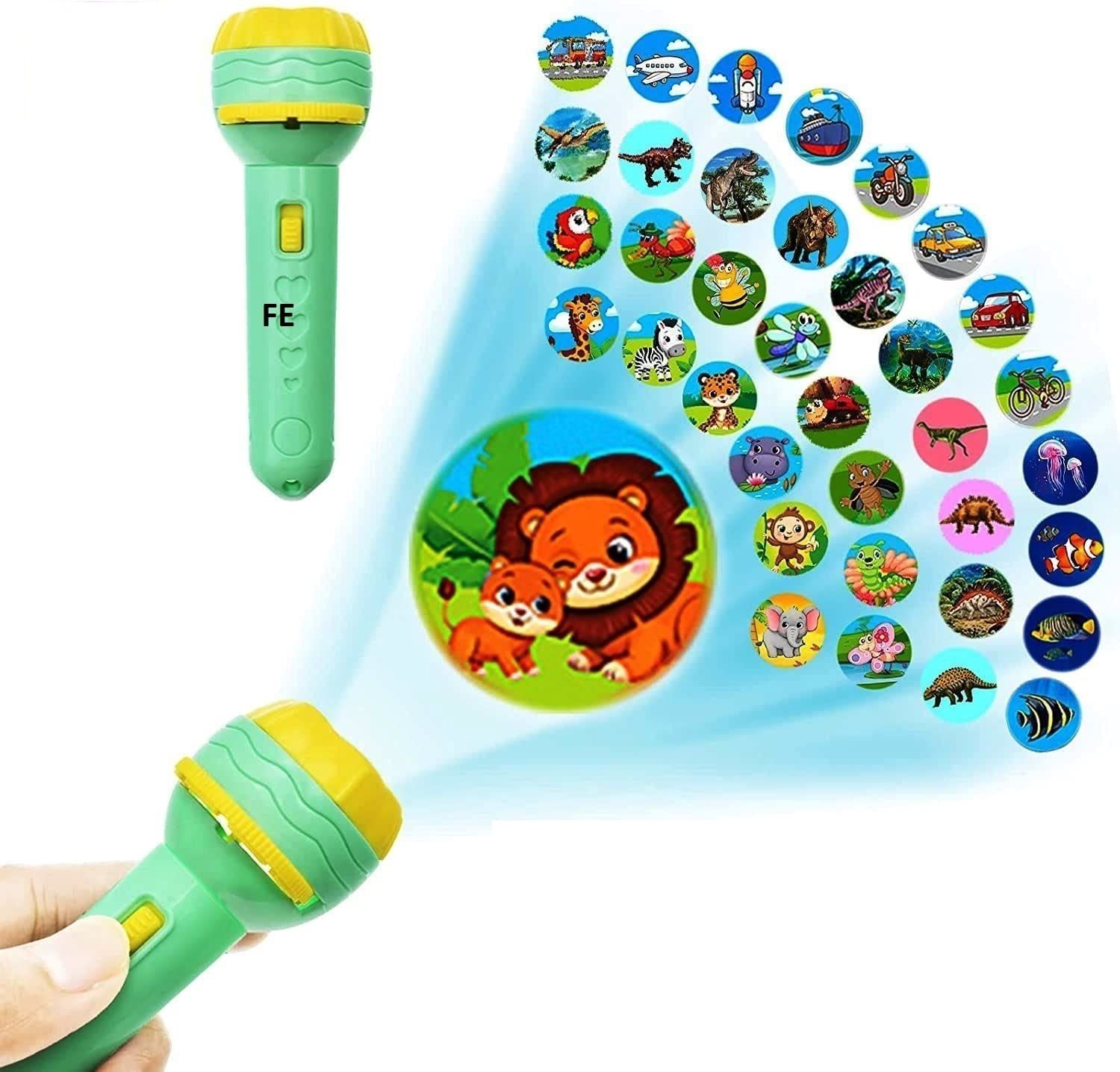 Projector Flashlight Torch Kids Story Toy for Toddlers Mini 3 Slides 24 KST002-image-45