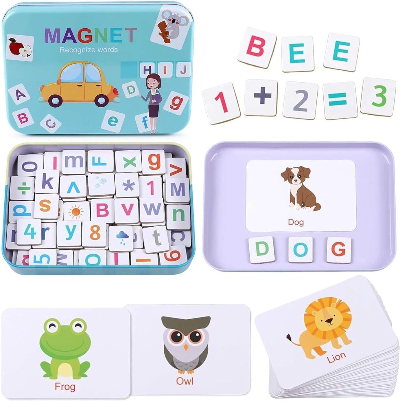 kidology Wooden Magnetic Letters and Numbers Toys, Fridge Magnets, Alphabet Learning Game-picture-13