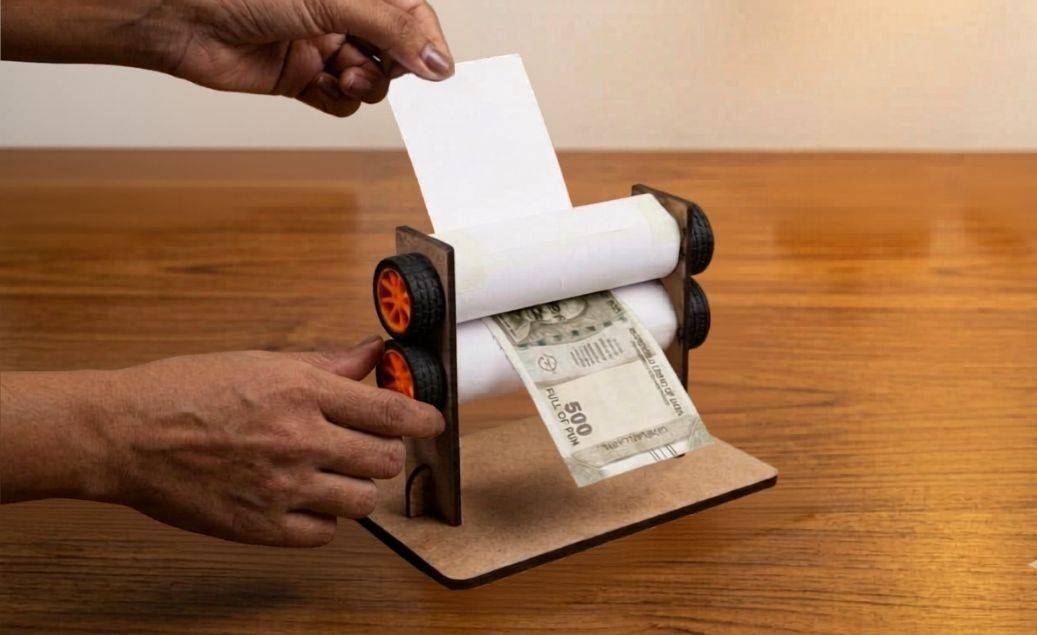 erhindia STEM Kit for School Kids Students Money Printer Science Project Working Model-picture-21