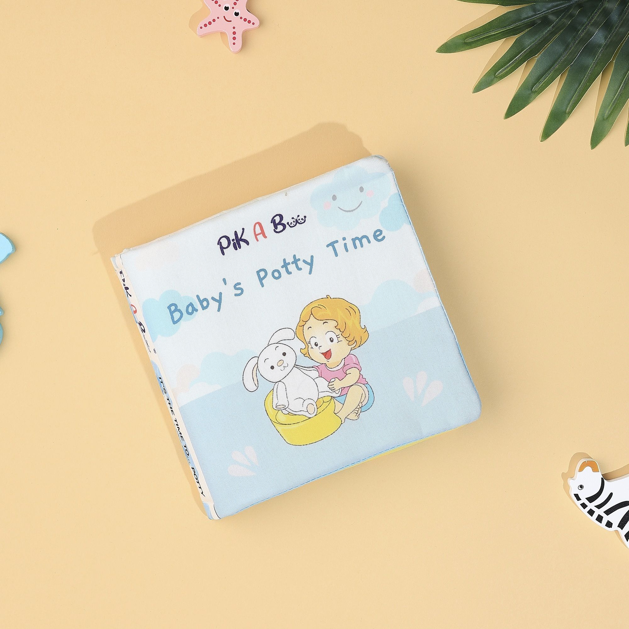 Baby’s Potty Time Cloth Book – Interactive Training Fun