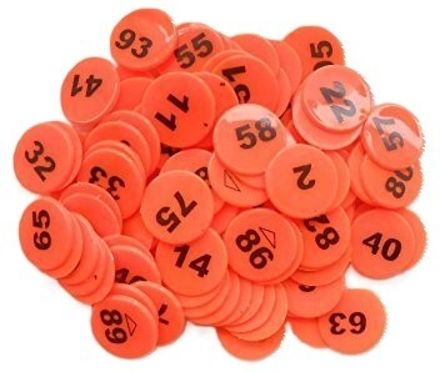 mkj 1 to 100 Printed Plastic Token Coin Chips Coin Bank Coin Bank-picture-15