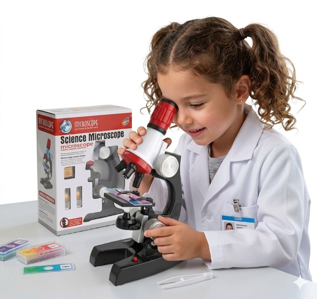 maa momai toys Biology Microscope Toy for Kids Educational Play-picture-12
