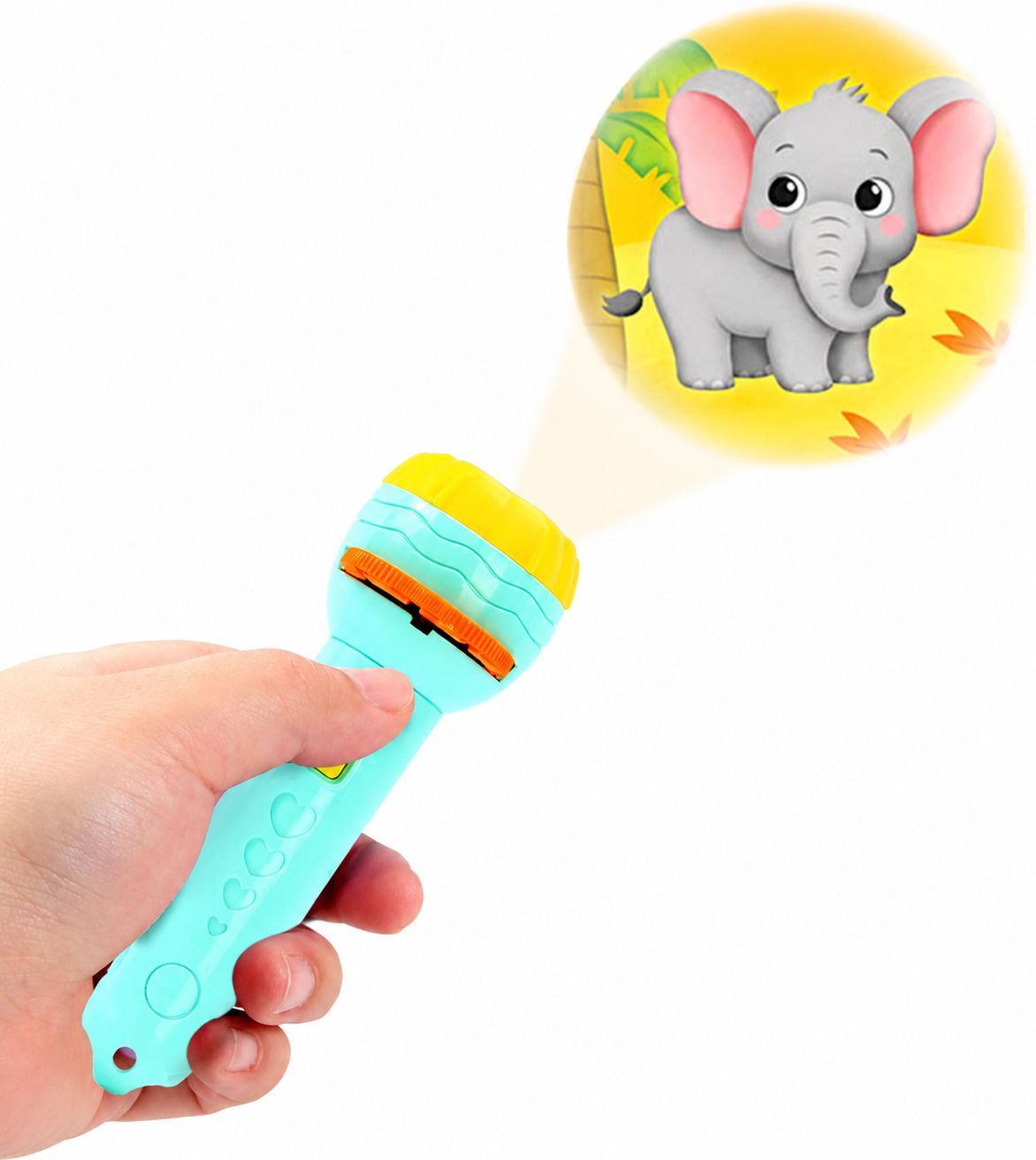 Kids Projection Flashlight Toy Kids Lamp Education Learning Night Light 1 W 8 cm Tube Light-image-33