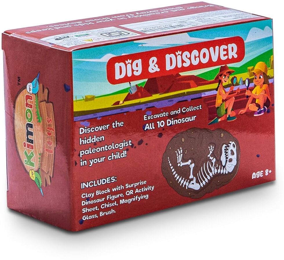 kimon toys Dig & Discover Dinosaur Excavation Kit Blister-picture-24