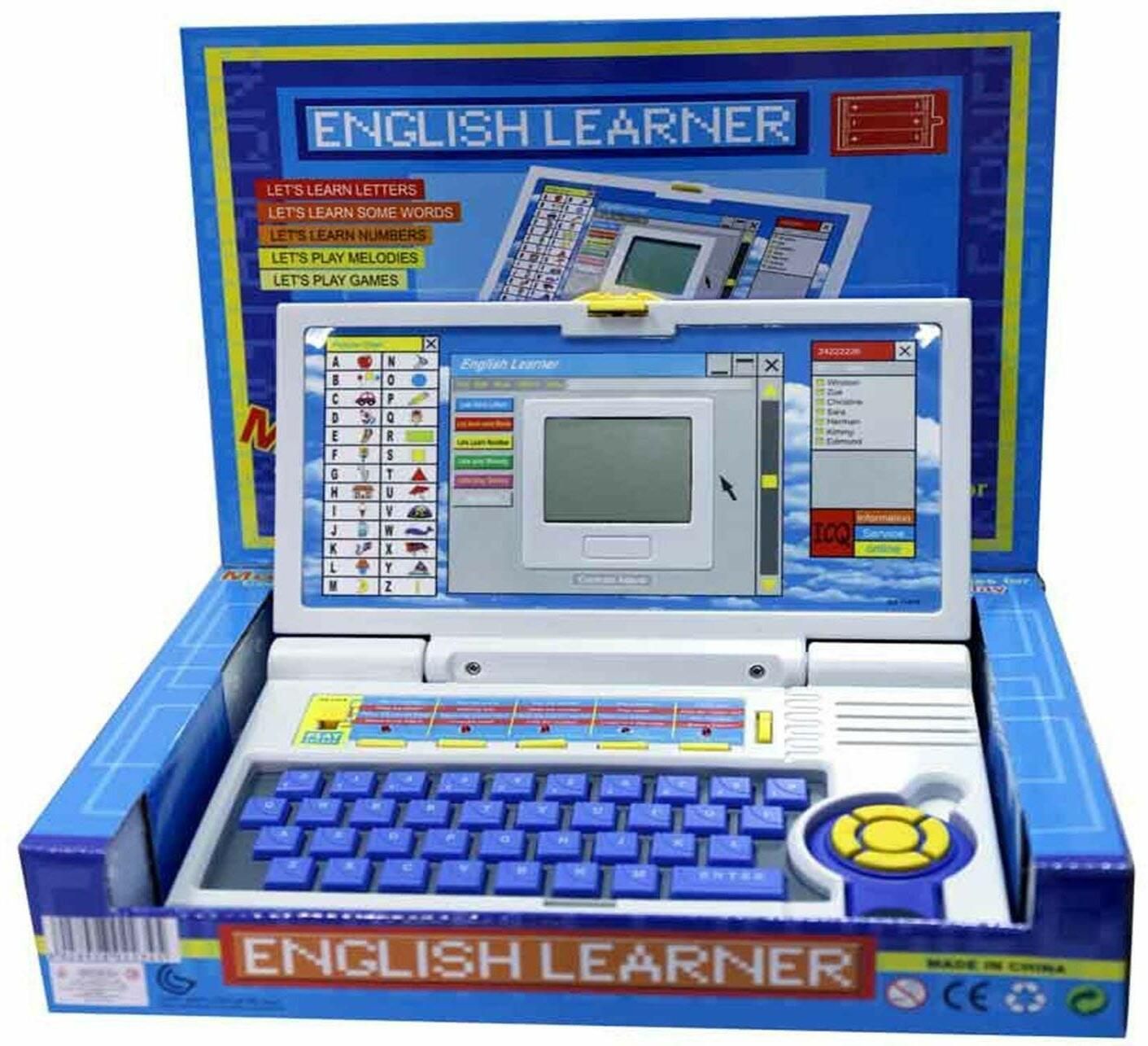 toy street Blue Laptop Learner EDUCTAINAL Laptop 20 Activities & Games Fun Laptop Notebook Computer Toy for Kids-Blue (Best Leaner Laptop).-picture-18