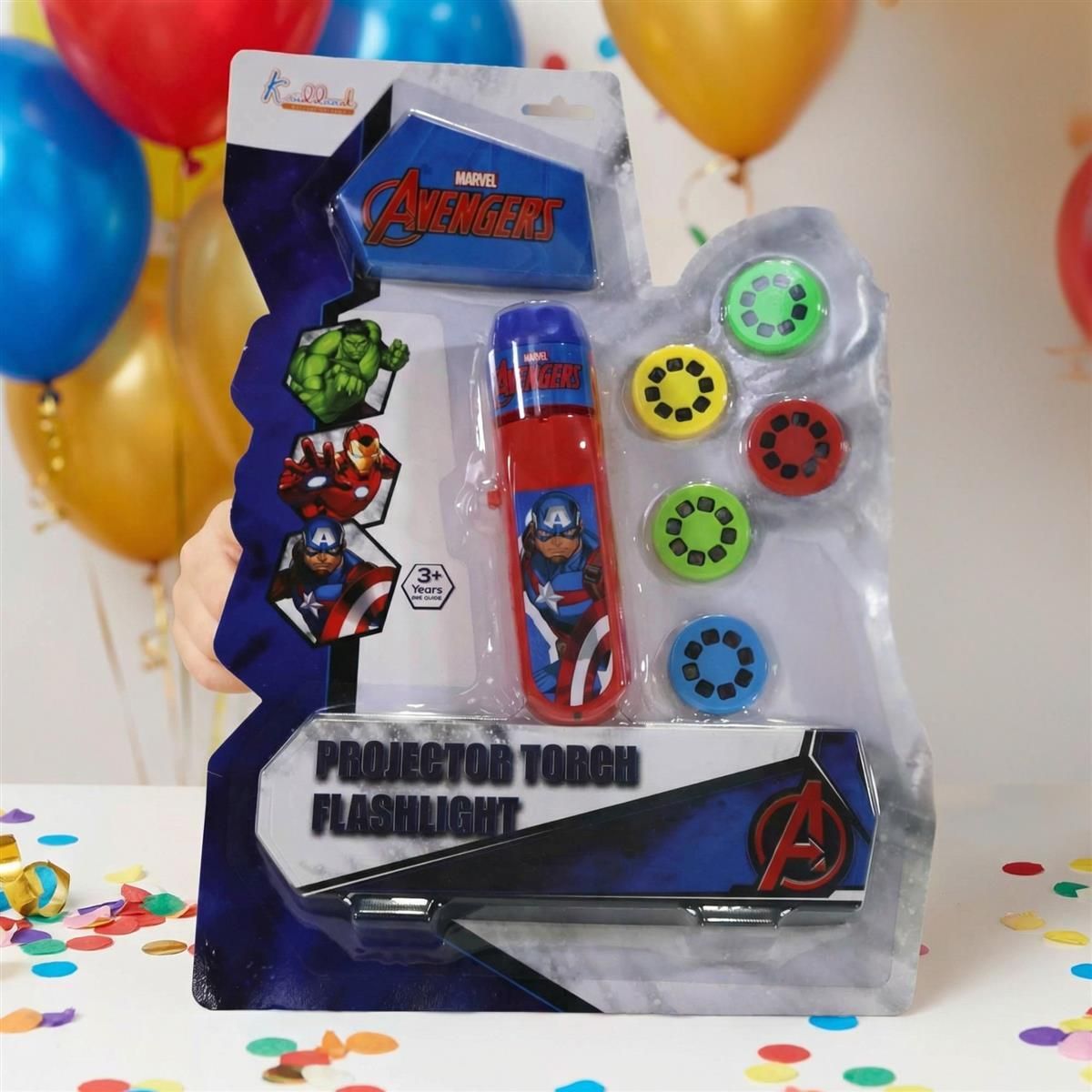 Marvel Avenger Projector Torch Handheld Light-image-3