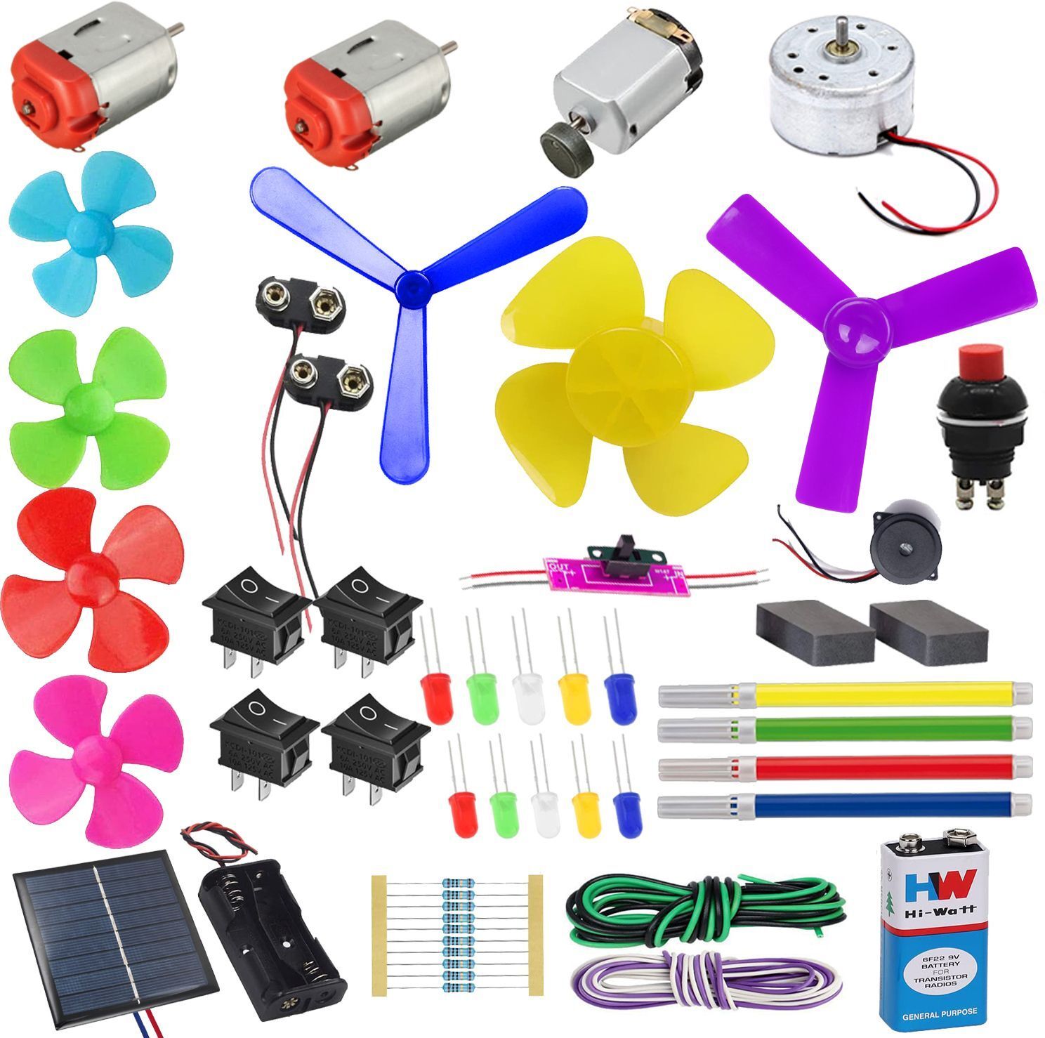 Science Project Kit DC Motor kit 70+ Experiment-image-39
