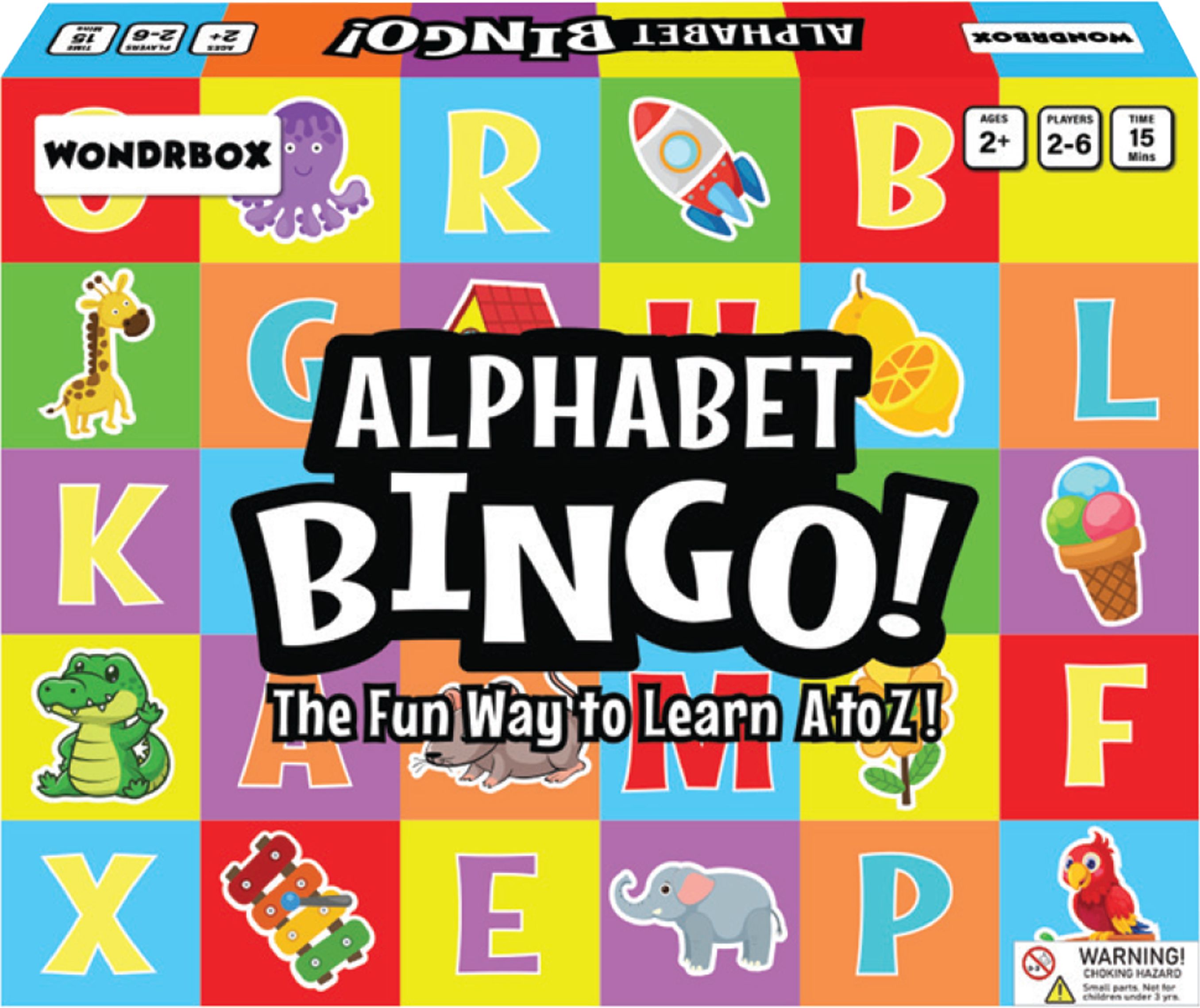 wondrbox Alphabet Bingo ,Sight Words, Matching Bingo Game, for Boys & Girls Ages 4 to 8-picture-27