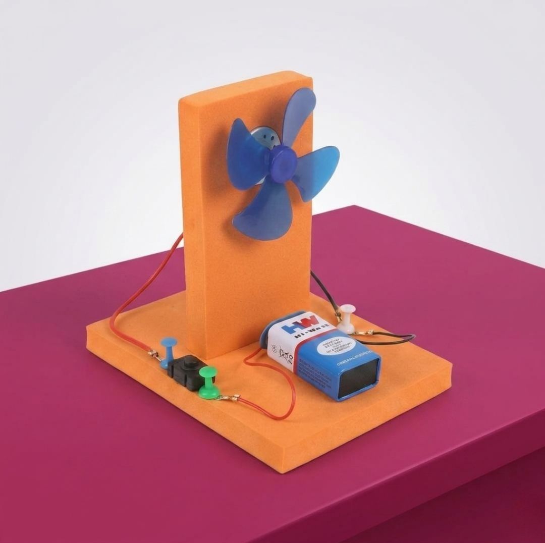erhindia School Students STEM DIY Windmill Science Working Model Project Kit-picture-15