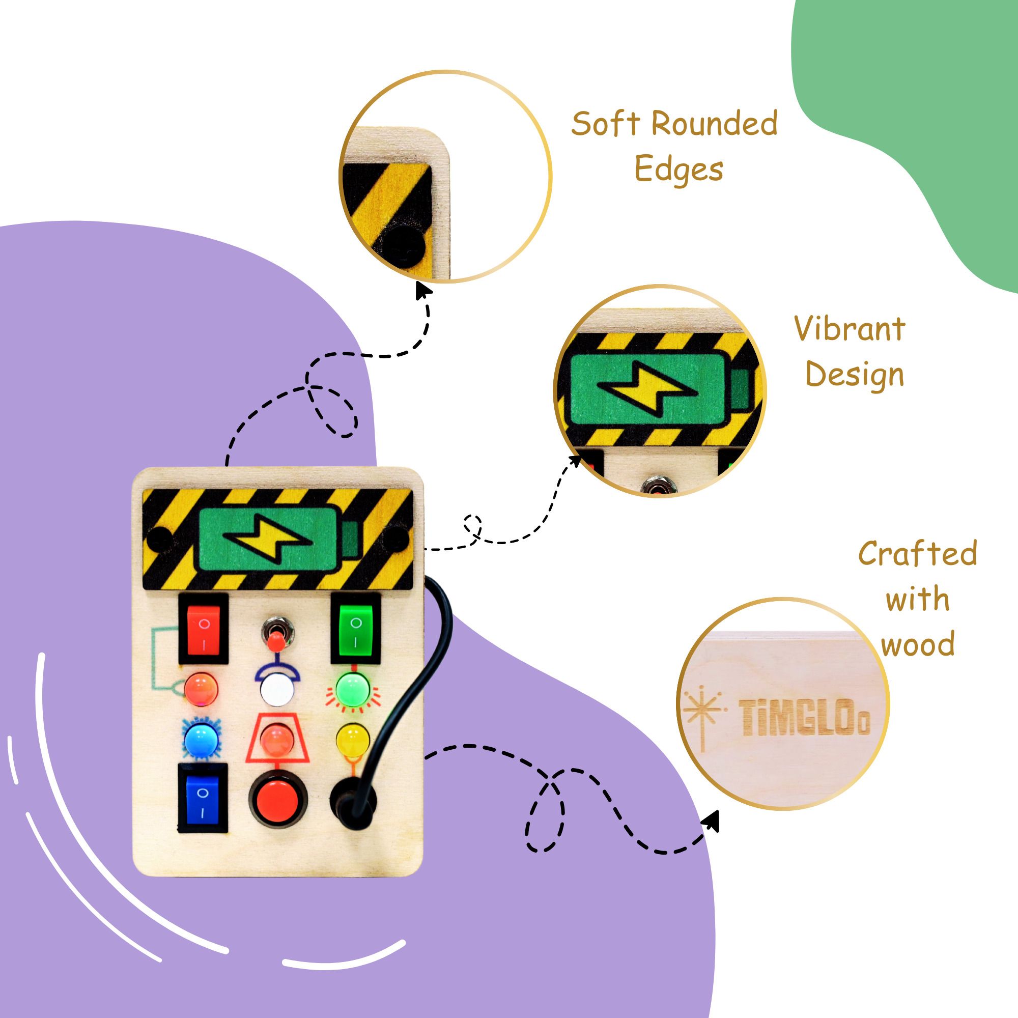 Montessori Busy Board Plug Play for Kids & Toddlers-image-47