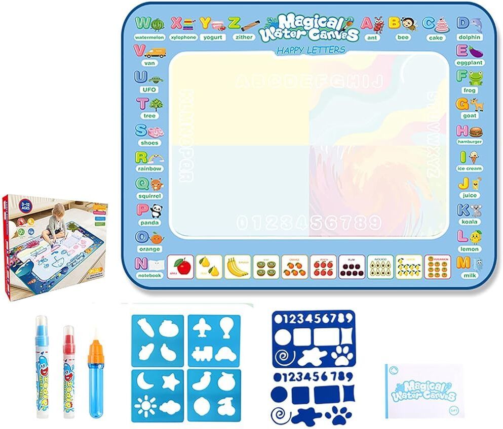 Magic Water Doodle Mat for Kids Large Reusable Graffiti Drawing Board Creative-image-21