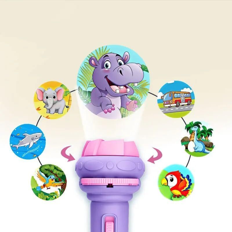 Projector Toy for Kids Projector Flashlight Torch Kids Light Learning toy