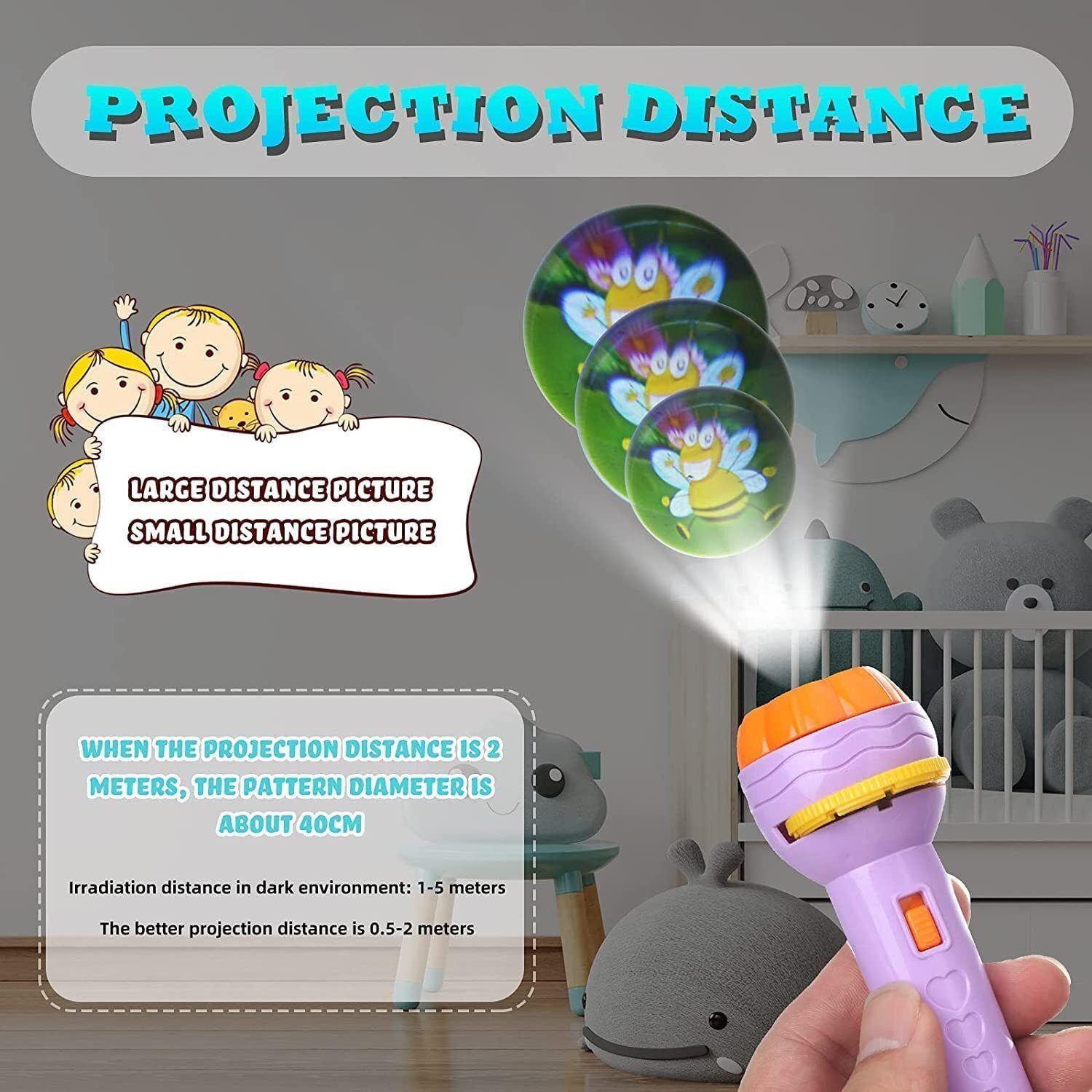 Mini Torch Projector Set, Projection Imaging, Learning Toy-image-7