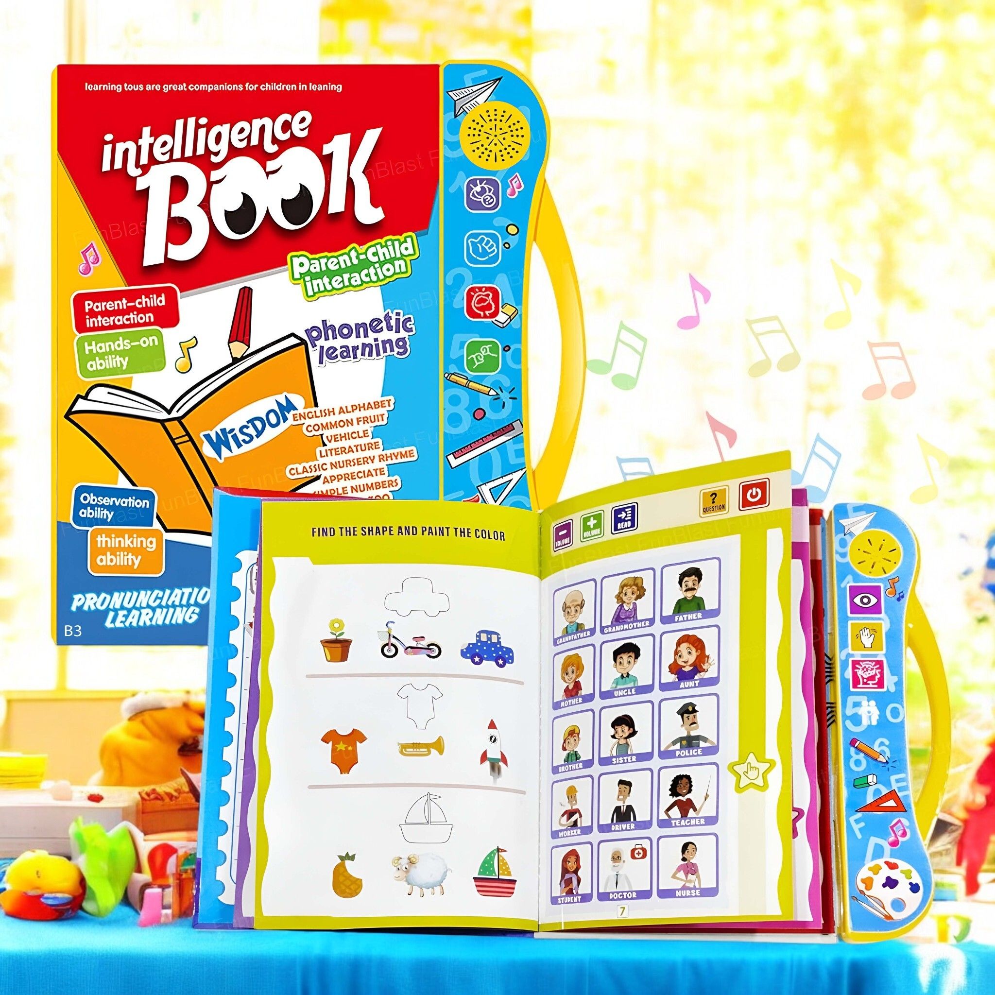 just97 Intelligence Book for Kids–Touch & English Letters & Words Learning toys B_151-picture-17