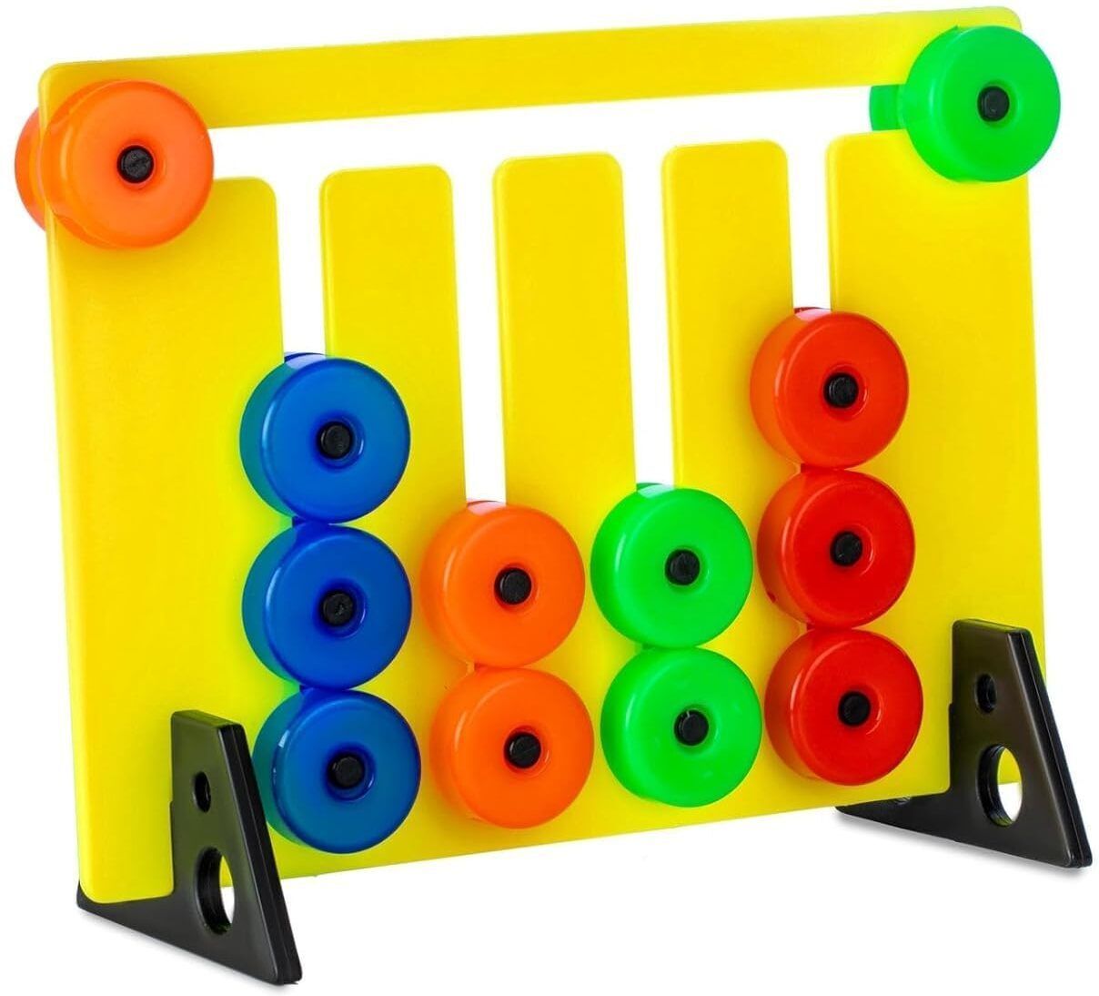 Puzzle Game Learning Colour and Pattern Matching Montessori Slide Toy for Kids-image-39