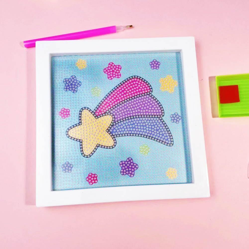 DIY: 5D Diamond Painting Art & Craft Kit with Frame: Star-image-19