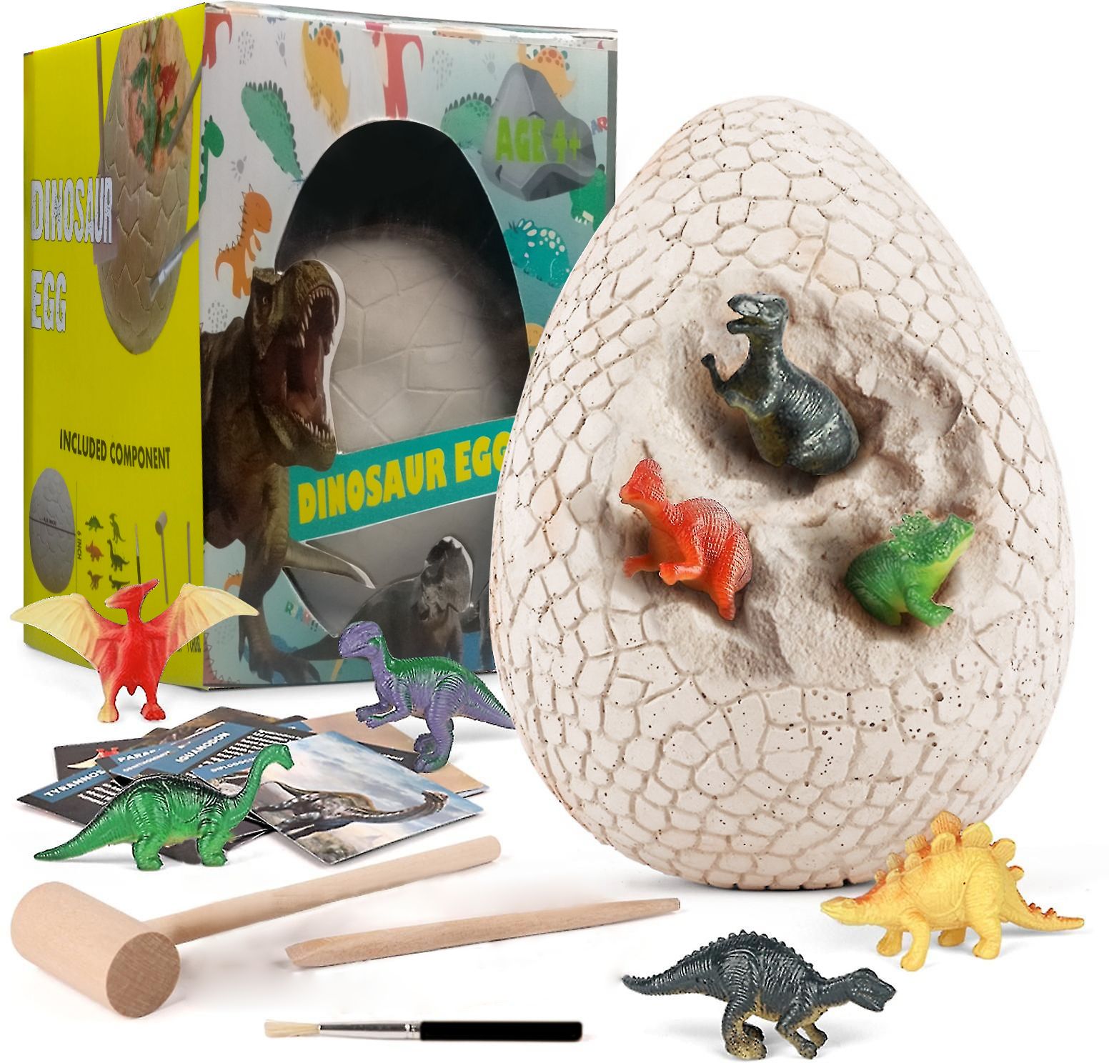 Dino Egg Dig Kit Educational Activities for Kids 1 Egg with 6 Surprise Dinosaurs-image-15