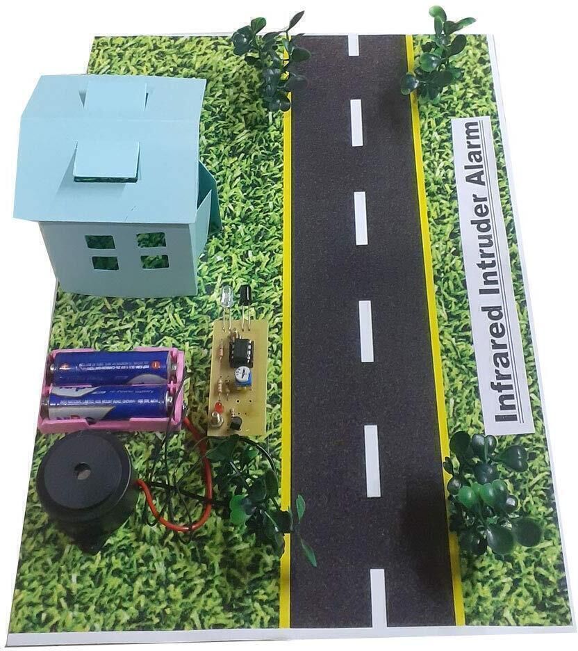 melody's Infrared Intruder Alarm Science P Model Project for Exhibition.-picture-36