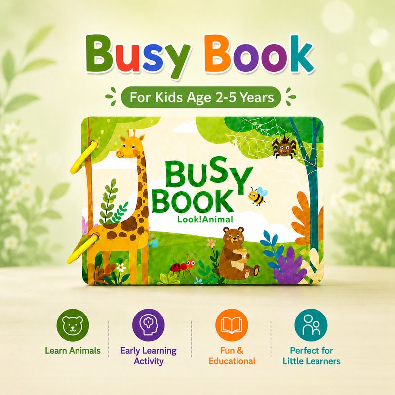 mlicage Busy Book Look Animal 11-picture-24